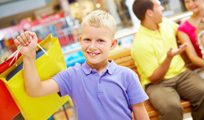boy shopping